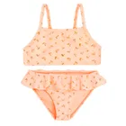 Cool Club, Strój kąpielowy dziewczęcy dwuczęściowy, UV 50, pomarańczowy