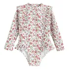 Cool Club, Strój kąpielowy dziewczęcy jednoczęściowy, UV 50, biały