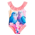 Cool Club, Strój kąpielowy dziewczęcy jednoczęściowy, UV 50, mix