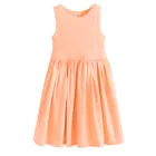 Cool Club, Sukienka dziewczęca bez rękawów, koralowa fluo
