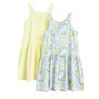 Cool Club, Sukienka dziewczęca bez rękawów, mix, zestaw, 2 szt.