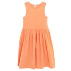 Cool Club, Sukienka dziewczęca bez rękawów, pomarańczowa
