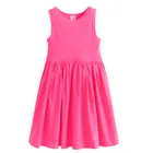 Cool Club, Sukienka dziewczęca bez rękawów, prążkowana, różowa