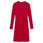 Cool Club, Sukienka dziewczęca z długim rękawem, czerwona