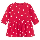 Cool Club, Sukienka dziewczęca z długim rękawem, czerwona