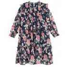 Cool Club, Sukienka dziewczęca z długim rękawem, granatowa