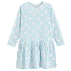 Cool Club, Sukienka dziewczęca z długim rękawem, niebieska