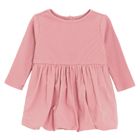 Cool Club, Sukienka dziewczęca z długim rękawem, różowa