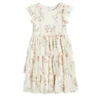 Cool Club, Sukienka dziewczęca z krótkim rękawem, beżowa