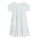 Cool Club, Sukienka dziewczęca z krótkim rękawem, biała
