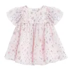 Cool Club, Sukienka dziewczęca z krótkim rękawem, fioletowa