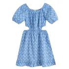 Cool Club, Sukienka dziewczęca z krótkim rękawem, niebieska