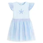 Cool Club, Sukienka dziewczęca z krótkim rękawem, niebieska