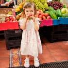 Cool Club, Sukienka dziewczęca z krótkim rękawem, różowa