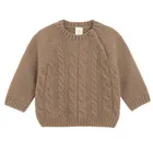 Cool Club, Sweter chłopięcy, brązowy