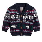 Cool Club, Sweter chłopięcy, kardigan, norweski wzór