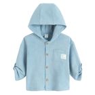 Cool Club, Sweter chłopięcy z kapturem, rozpinany, niebieski