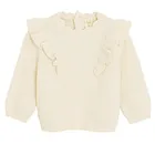 Cool Club, Sweter dziewczęcy, ecru