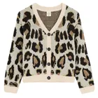 Cool Club, Sweter dziewczęcy, rozpinany, beżowy