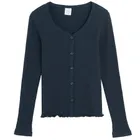 Cool Club, Sweter dziewczęcy, rozpinany, prążkowany, granatowy