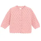 Cool Club, Sweter dziewczęcy, rozpinany, różowy