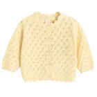 Cool Club, Sweter dziewczęcy, rozpinany, żółty