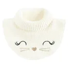 Cool Club, Szalik dziewczęcy z golfem, ecru