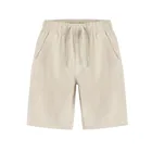Cool Club, Szorty chłopięce z lnem, relaxed, beżowe