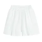 Cool Club, Szorty dziewczęce z lnem, białe