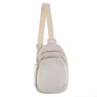 Cool Club, sztruksowy plecak na jedno ramię, beżowy