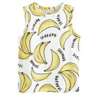 Cool Club, T-shirt chłopięcy bez rękawów, biały