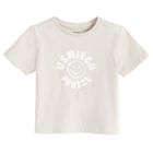 Cool Club, T-shirt chłopięcy, beżowy