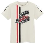 Cool Club, T-shirt chłopięcy, beżowy