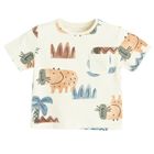 Cool Club, T-shirt chłopięcy, beżowy