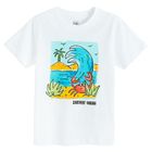 Cool Club, T-shirt chłopięcy, biały