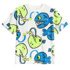 Cool Club, T-shirt chłopięcy, biały