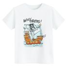 Cool Club, T-shirt chłopięcy, biały