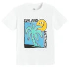 Cool Club, T-shirt chłopięcy, biały