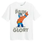 Cool Club, T-shirt chłopięcy, biały, Brawl Stars