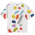 Cool Club, T-shirt chłopięcy, biały, LEGO