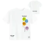Cool Club, T-shirt chłopięcy, biały, SmileyWorld