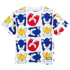 Cool Club, T-shirt chłopięcy, biały, Sonic the Hedgehog