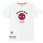Cool Club, T-shirt chłopięcy, biały, Spider-Man