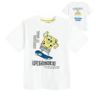 Cool Club, T-shirt chłopięcy, biały, SpongeBob