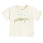 Cool Club, T-shirt chłopięcy, jasnobeżowy