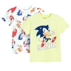 Cool Club, T-shirt chłopięcy, mix, zestaw, 2 szt., Sonic the Hedgehog