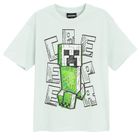 Cool Club, T-shirt chłopięcy, niebieski, Minecraft