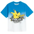 Cool Club, T-shirt chłopięcy, niebiesko-biały, Pokemon