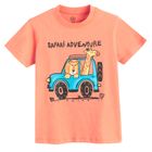 Cool Club, T-shirt chłopięcy, pomarańczowy