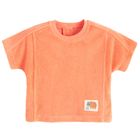 Cool Club, T-shirt chłopięcy, pomarańczowy